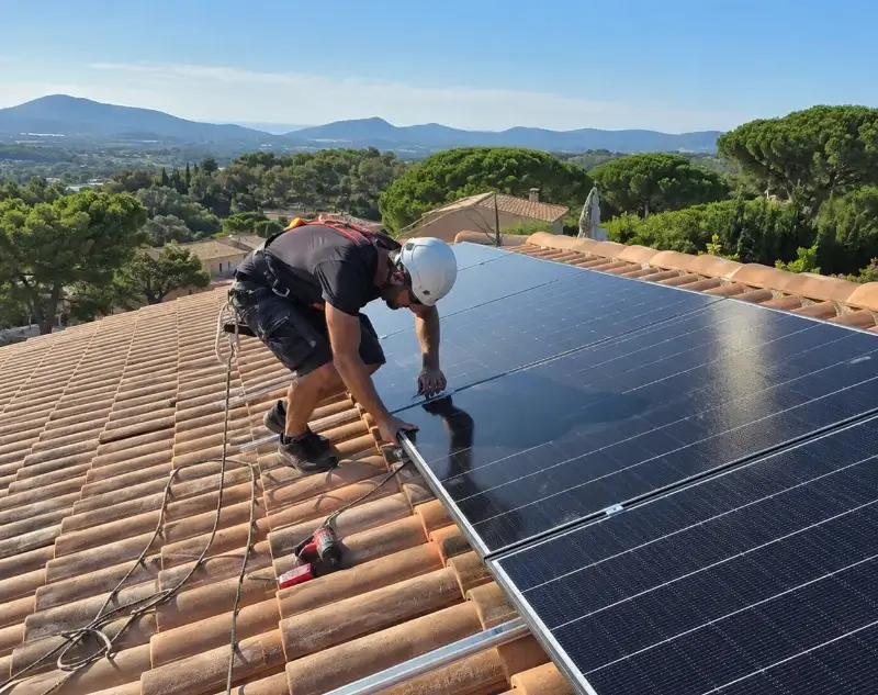 Installateur panneaux solaires Sainte-Gemme — pose photovoltaïque sur toiture